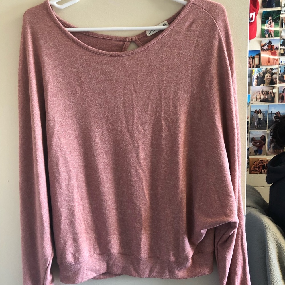 Pink sweater